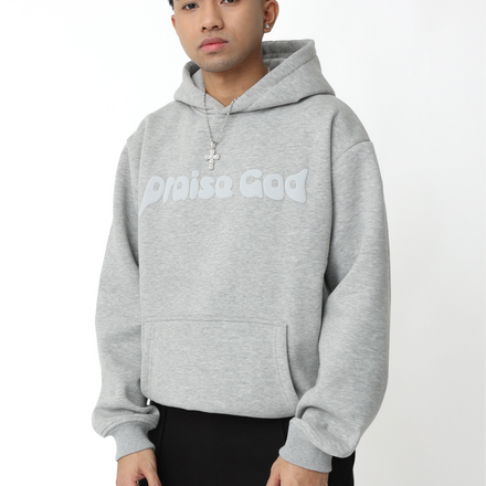 Staple Hoodie Grey Melange