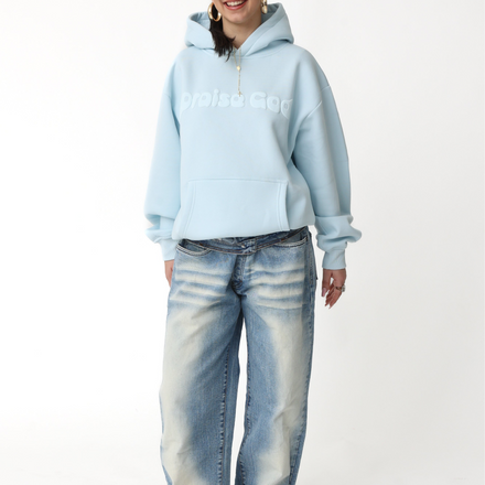 Staple Hoodie Delicate Blue