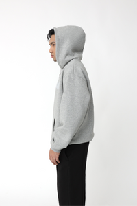 Staple Hoodie Grey Melange