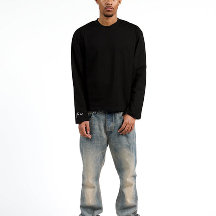 John 1 : 5 Longsleeve Black