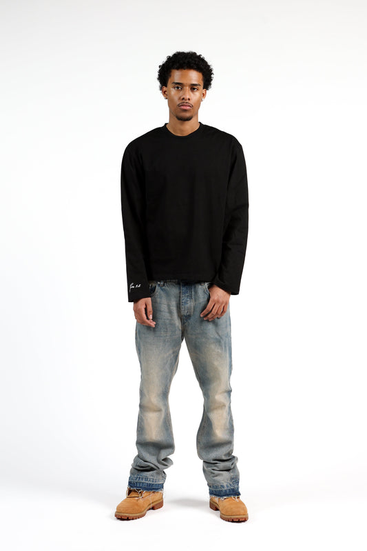 John 1 : 5 Longsleeve Black