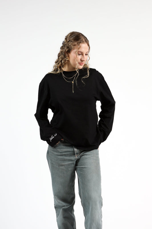 John 1 : 5 Longsleeve Black