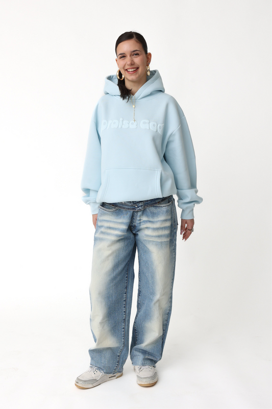 Staple Hoodie Delicate Blue